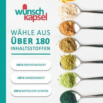 Wunschkapsel ABNEHMEN Premium Ergänzung zur Diät | Satiereal, Morosil und GreenPC | 290 Kapseln aus deutscher Manufaktur für XL-Reichweite - 2